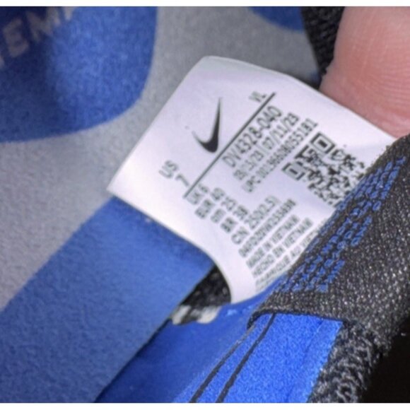 Nike Tiempo Legend 10 Elite FG Mens Soccer Cleats Size 7 Black Blue DV4328-040 - Picture 8 of 8